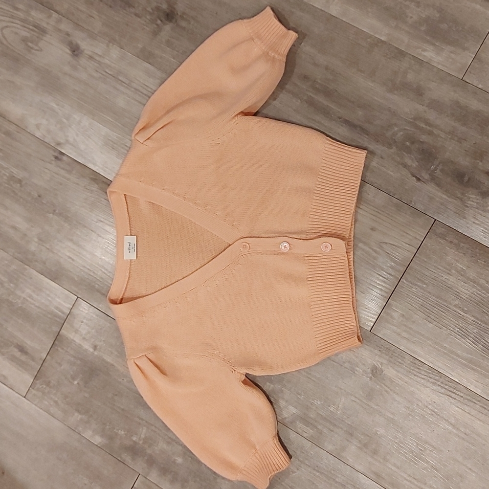 Aritiza Canterbury Cardigan in Light Pink